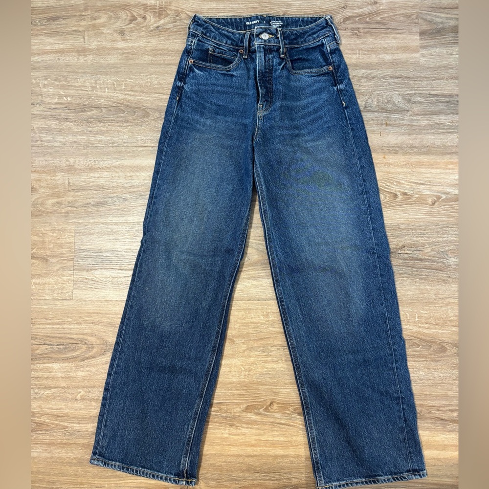 Old Navy Sky-Hi Wide Leg Jeans